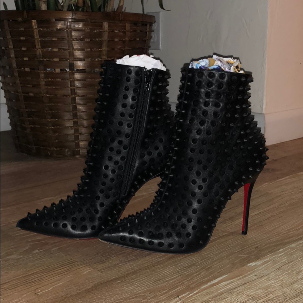AUTHENTIC Christian Louboutin Spiked Booties